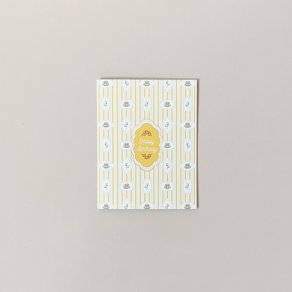 Floreale Birthday Note Card