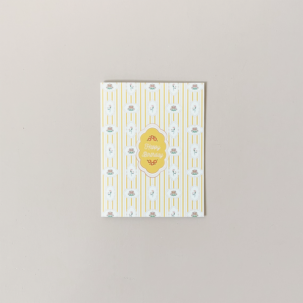 Floreale Birthday Note Card