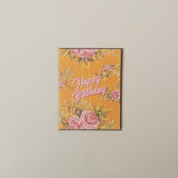 Dusty Rose Birthday Note Card