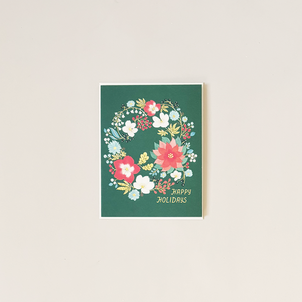 Holiday Wreath Note Card