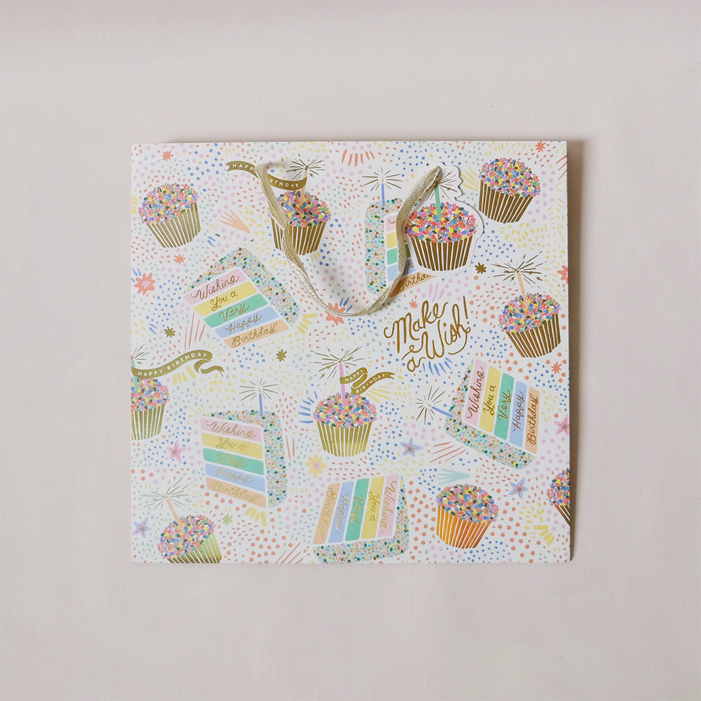 Birthday Cake Gift Bag Large