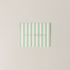 Cabana Stripe Birthday Note Card