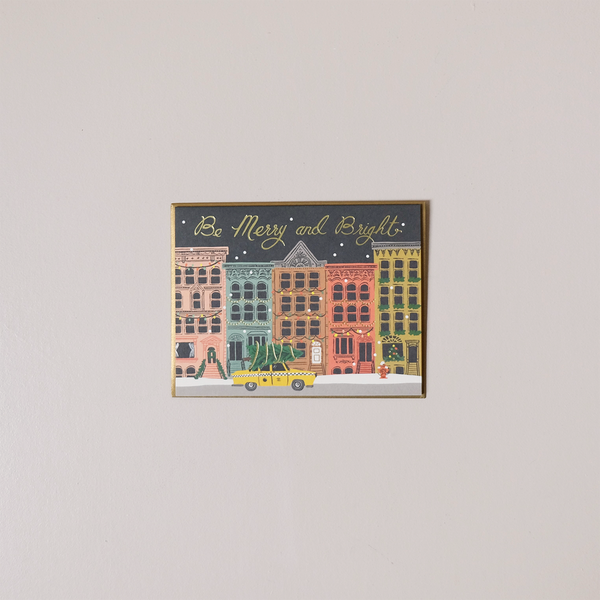 City Holiday Note Card