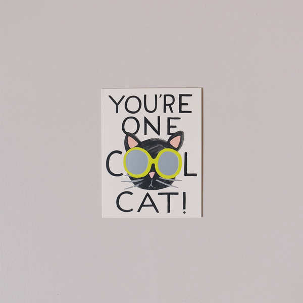 Cool Cat Note Card