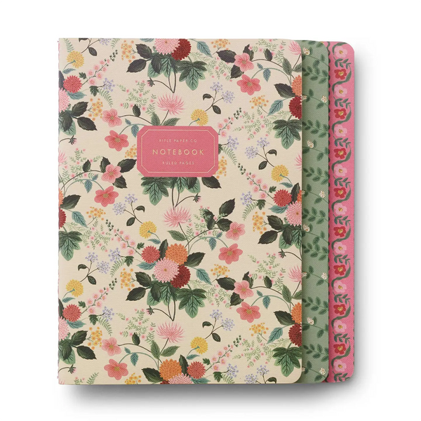 Dahlia Stitched Notebook Set