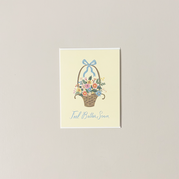Feel Better Basket Note Card