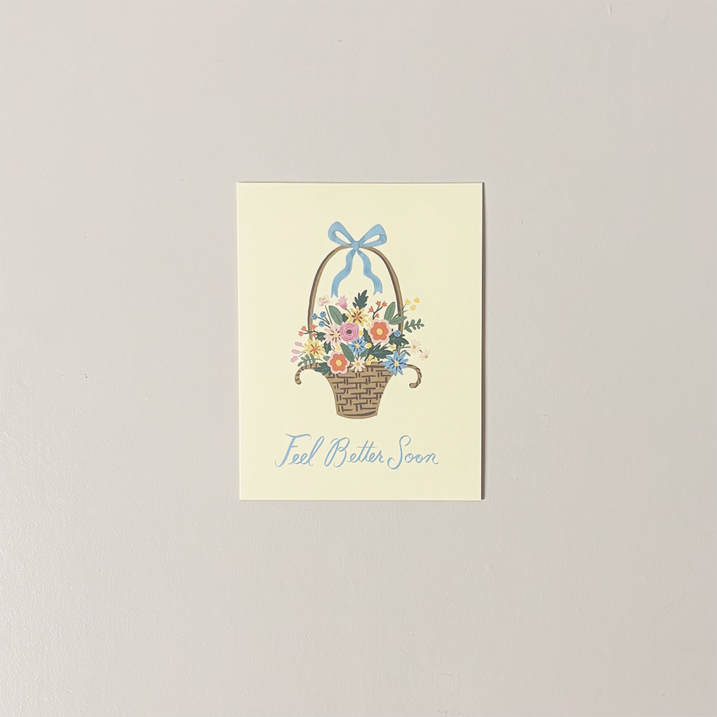 Feel Better Basket Note Card
