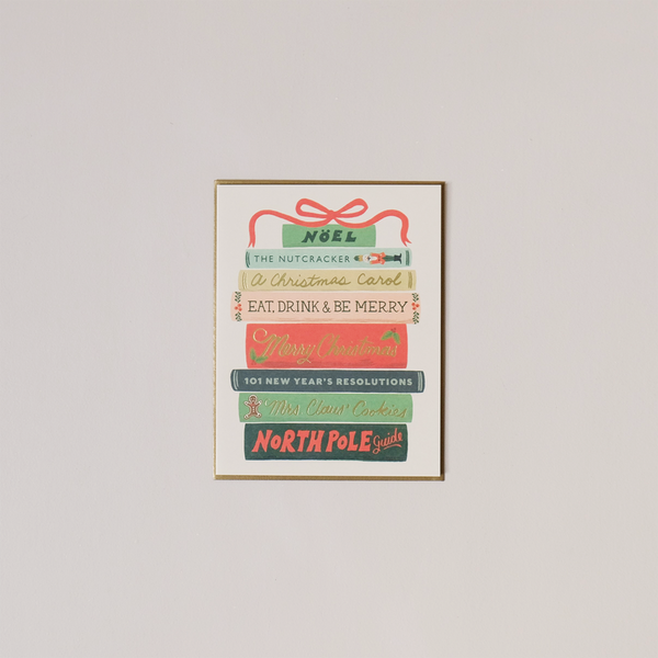 Holiday Books Note Card