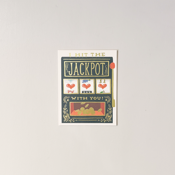 Jackpot Note Card