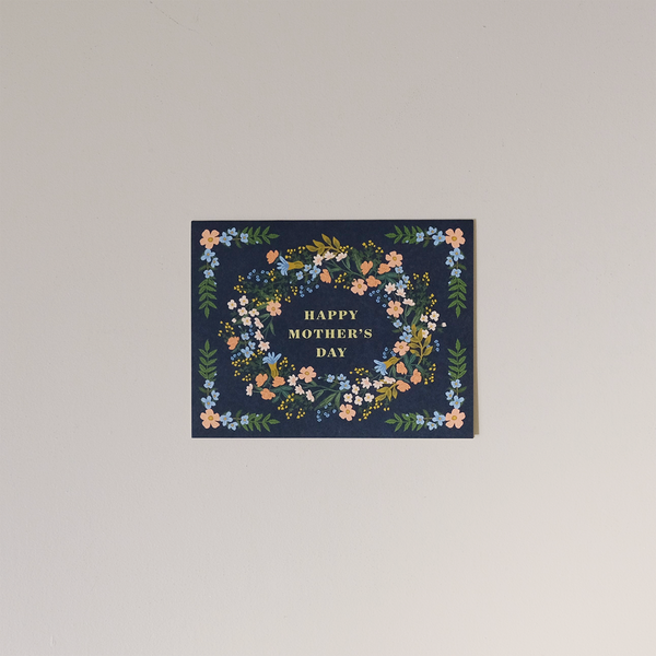 Mother's Day Wreath Note Card