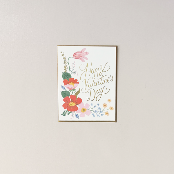 Strawberry Garden Valentine Note Card