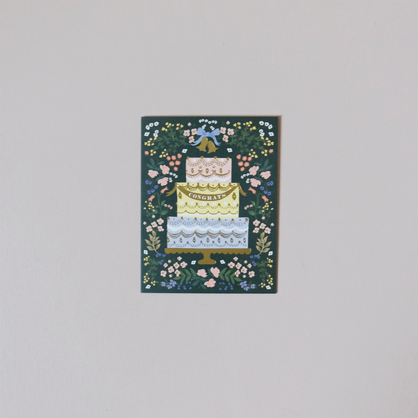 Woodland Wedding Cake Note Card