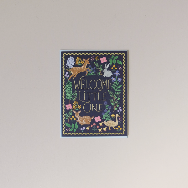 Woodland Welcome Note Card