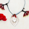 Antique Flower Garland Necklace