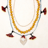 Antique Flower Garland Necklace