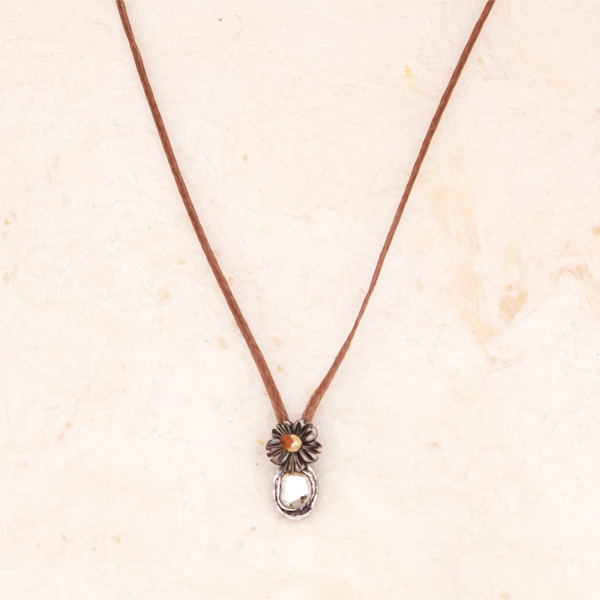 Dainty Polki Diamond Necklace