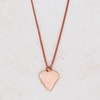 Rosey Large Heart Milagro Necklace
