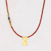 Red Agate Talisman Necklace