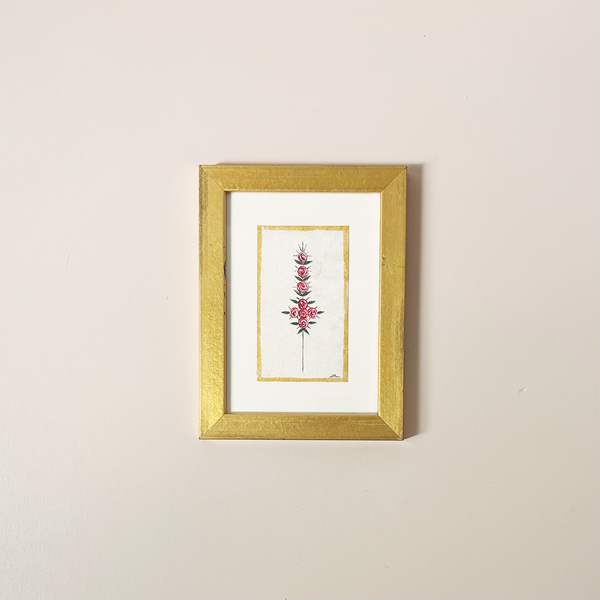 Red Rose Corona Painting