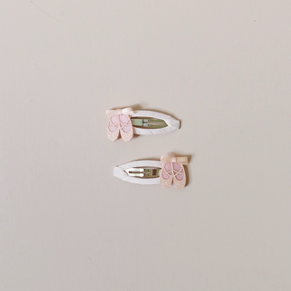Ballet Shoes Hair Clips