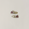 Gingerbread House Hair Clip Set