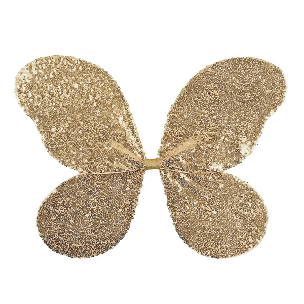 Gold Magical Sequin Fairy Wings