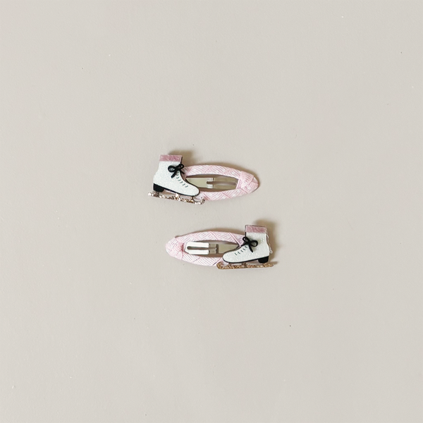 Ice Skater Hair Clip Set