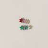 Jolly Glitter Stars Hair Clip Set