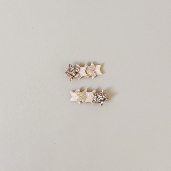 Shimmer Star Hair Clips