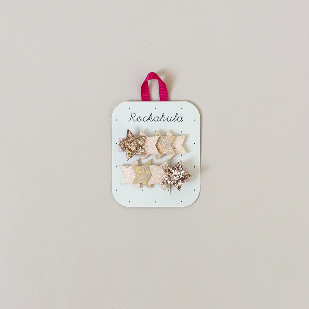 Shimmer Star Hair Clips
