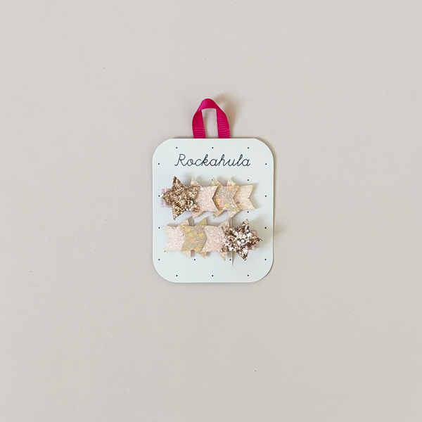 Shimmer Star Hair Clips