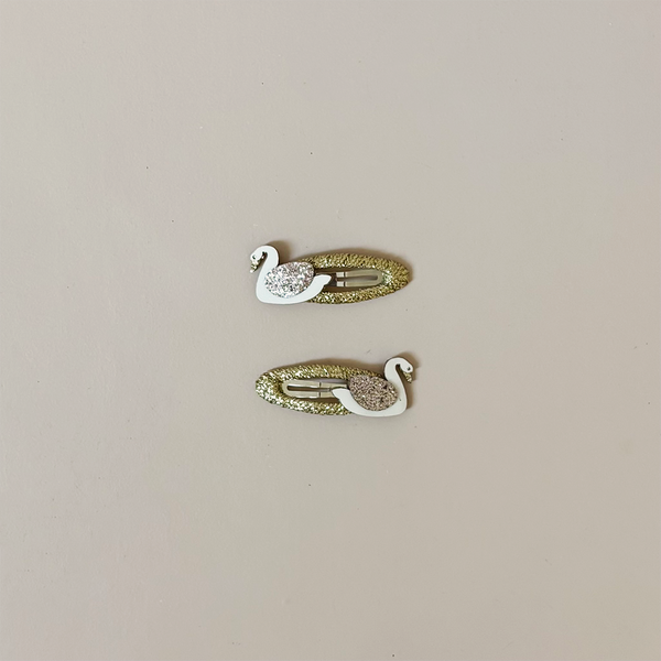 Swan Lake Hair Clips