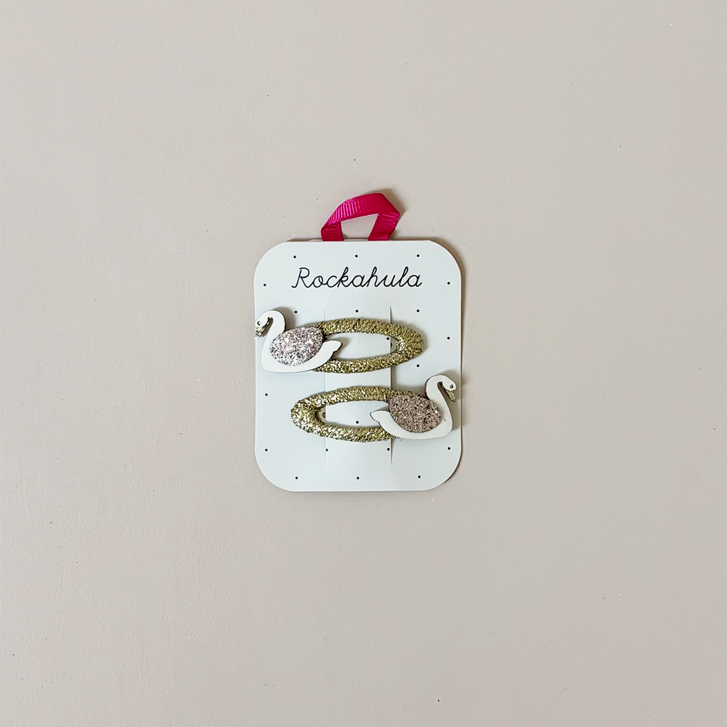Swan Lake Hair Clips