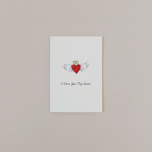 I Love You My Queen Note Card