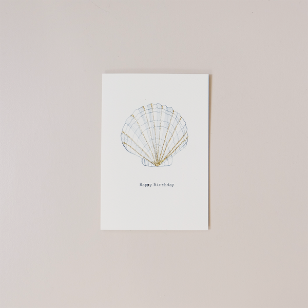 Shell Happy Birthday Note Card