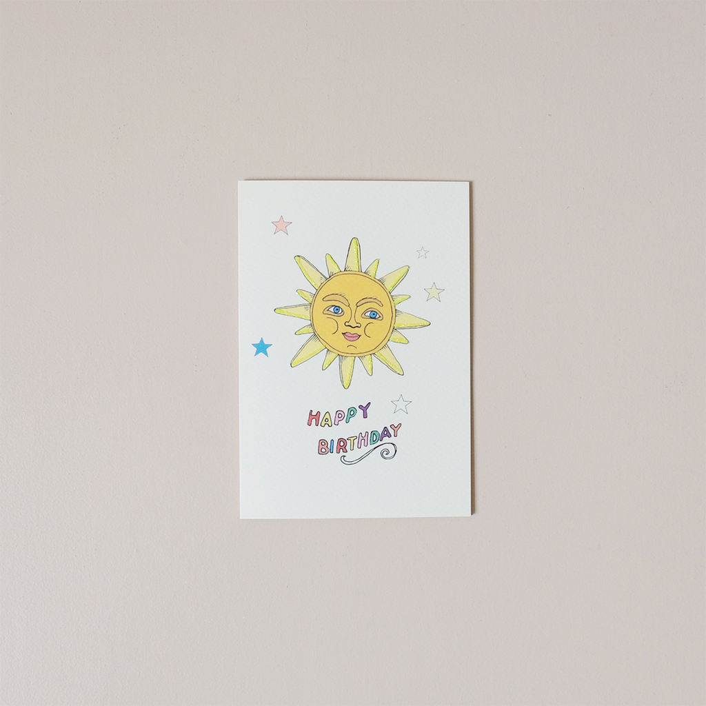 Sun Birthday Note Card