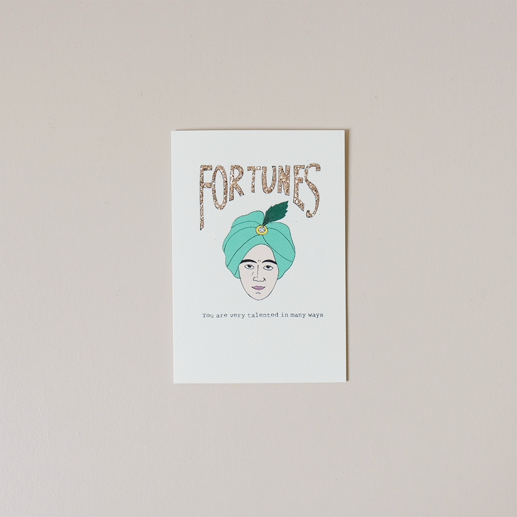 Talented Fortune Note Card