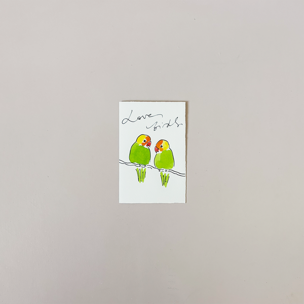 Love Birds Note Card