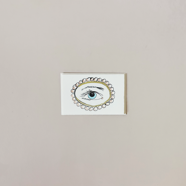 Lover's Eye Blue Note Card