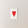 Red Love Heart Note Card