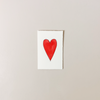Red Love Heart Note Card