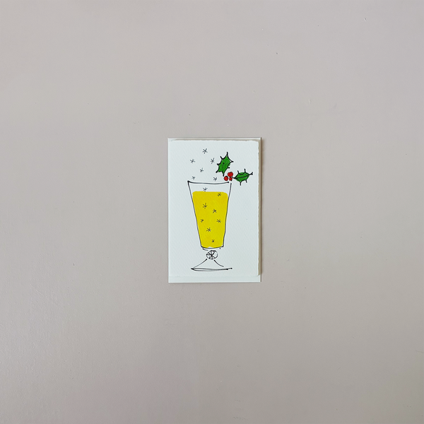 Stars Christmas Cocktail Note Card