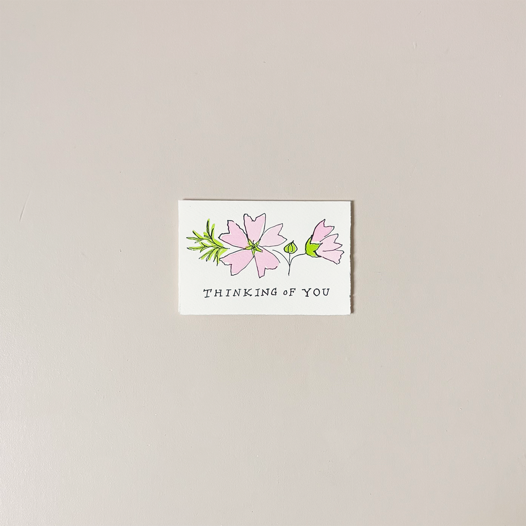Thinking of You Mallow Note Card