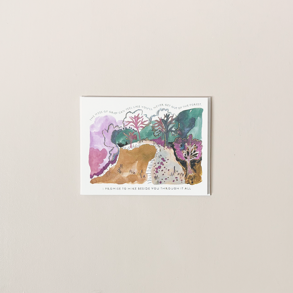 Beside You Note Card