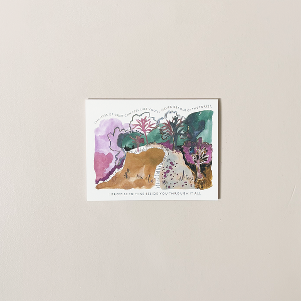 Beside You Note Card