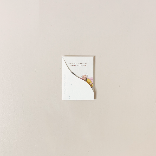 Besties For Life Mini Note Card