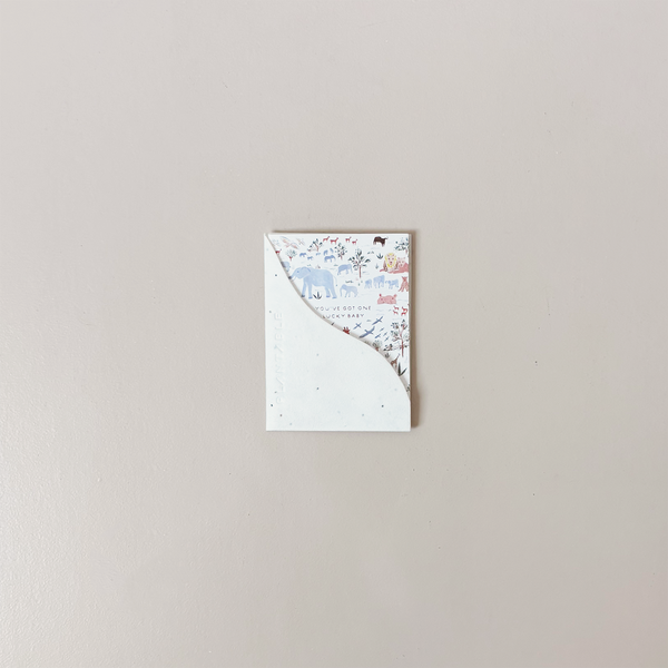 Lucky Baby Mini Note Card