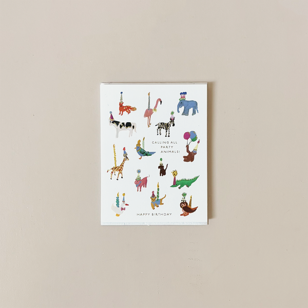 Party Animal Note Card