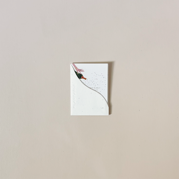 Pop Some Bubbly Mini Note Card