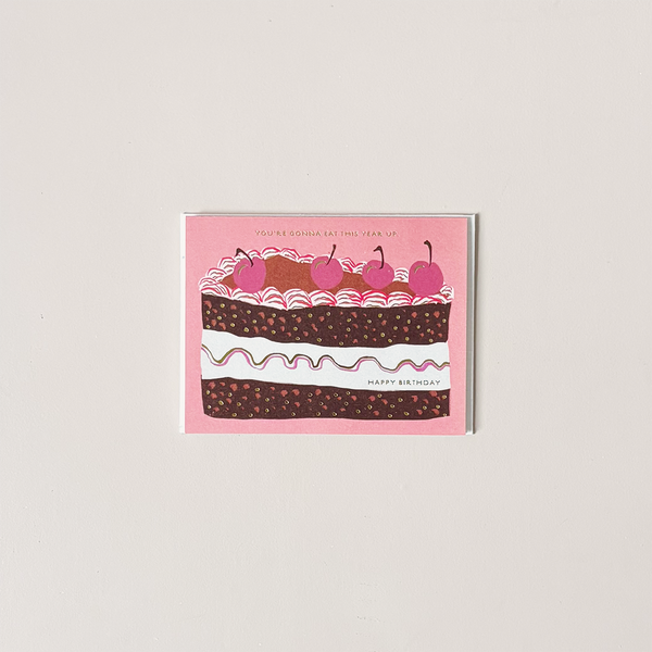 Slice of Cake Note Card